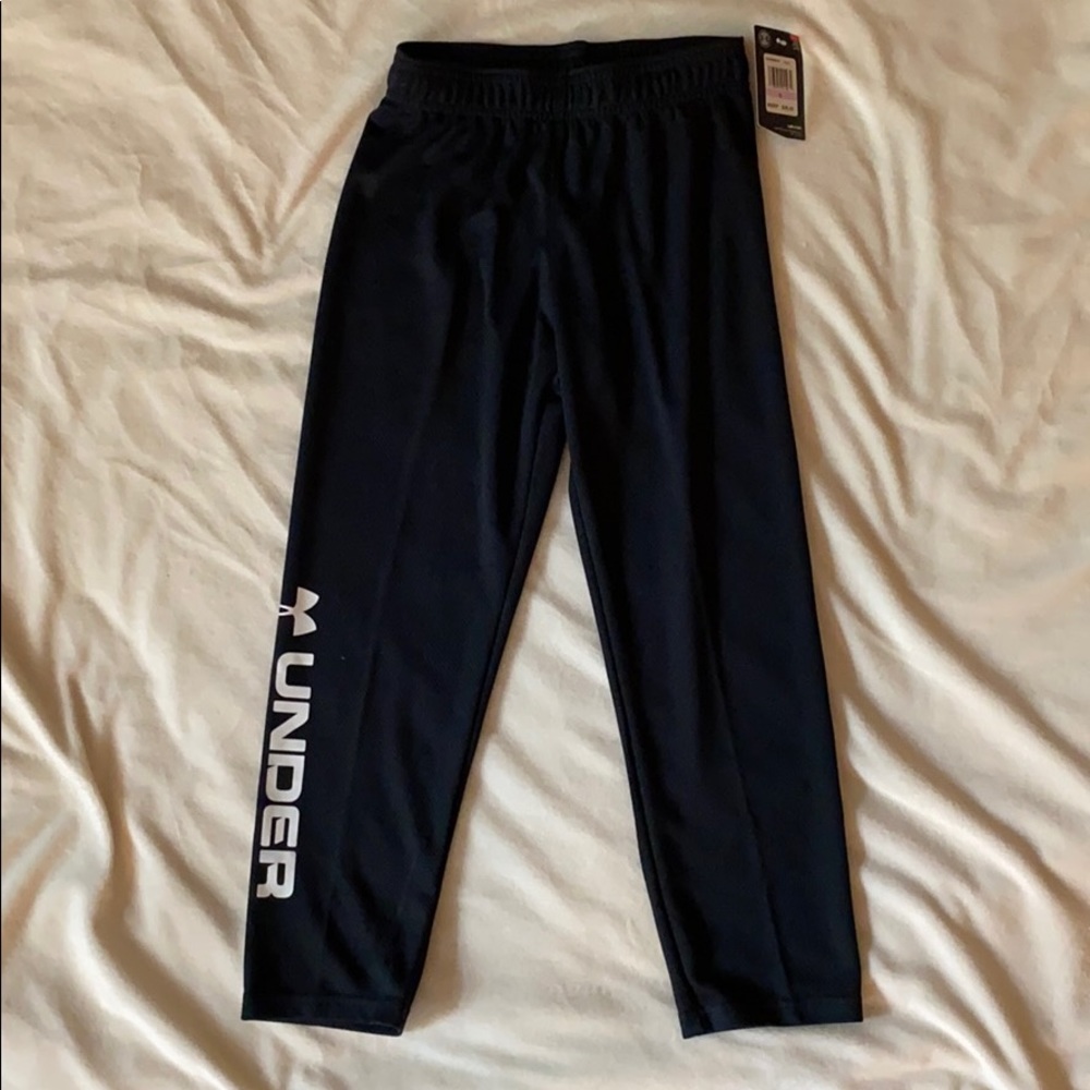 Boys Under Armour Black Pants